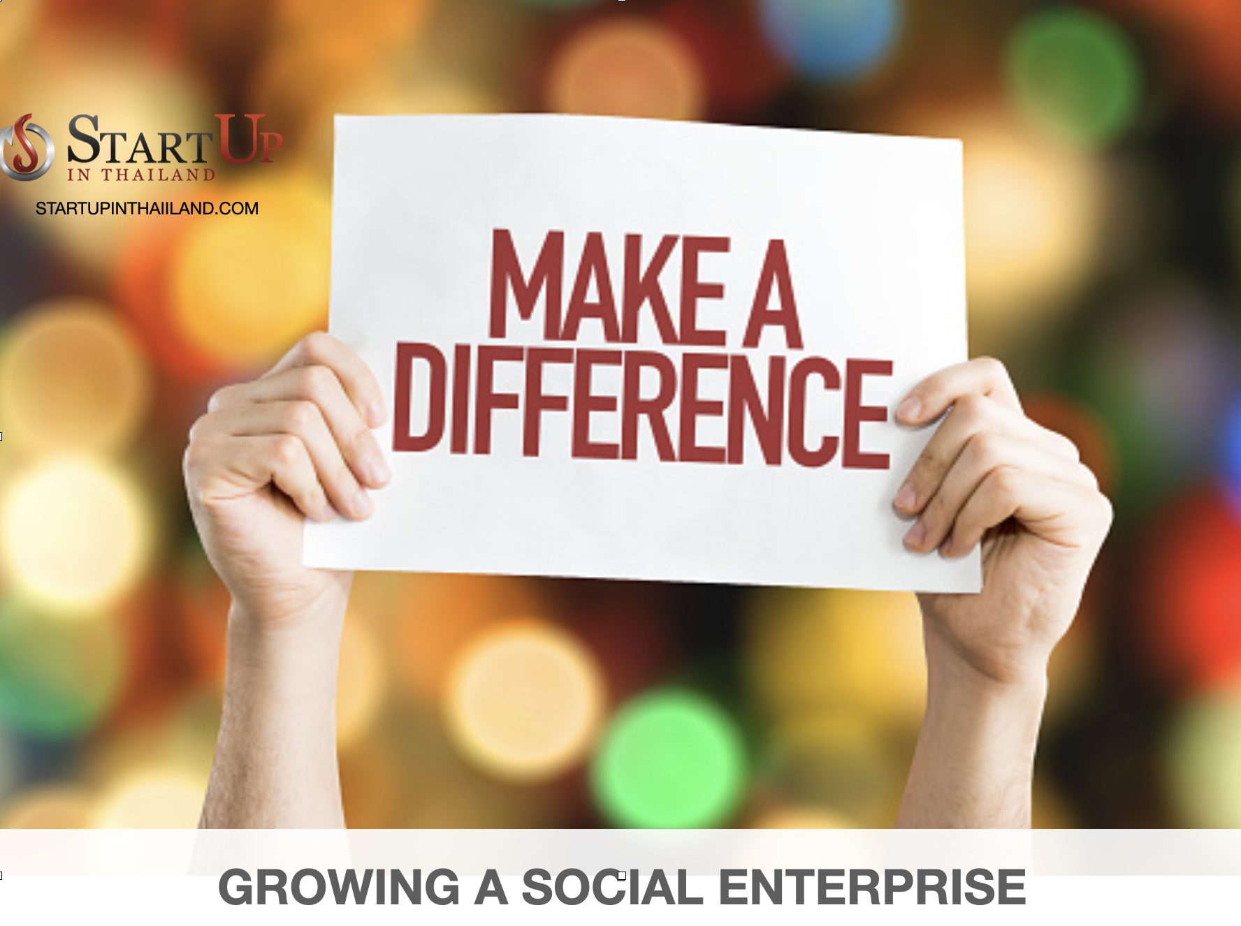 You are currently viewing Growing and scaling a successful social enterprise in Thailand